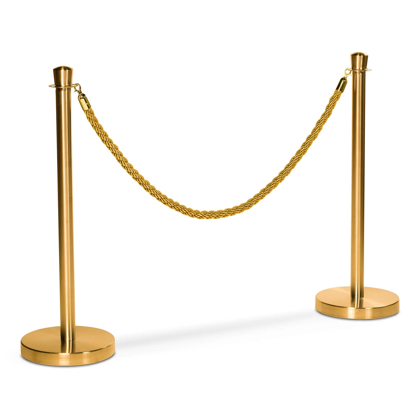 Flätat rep till köstolpe, Guld/guld - 150cm