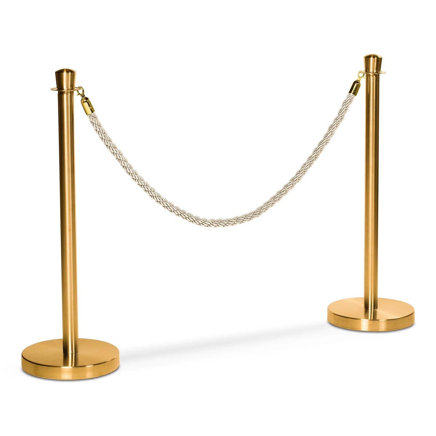 Flätat rep till köstolpe, Beige/guld - 150cm