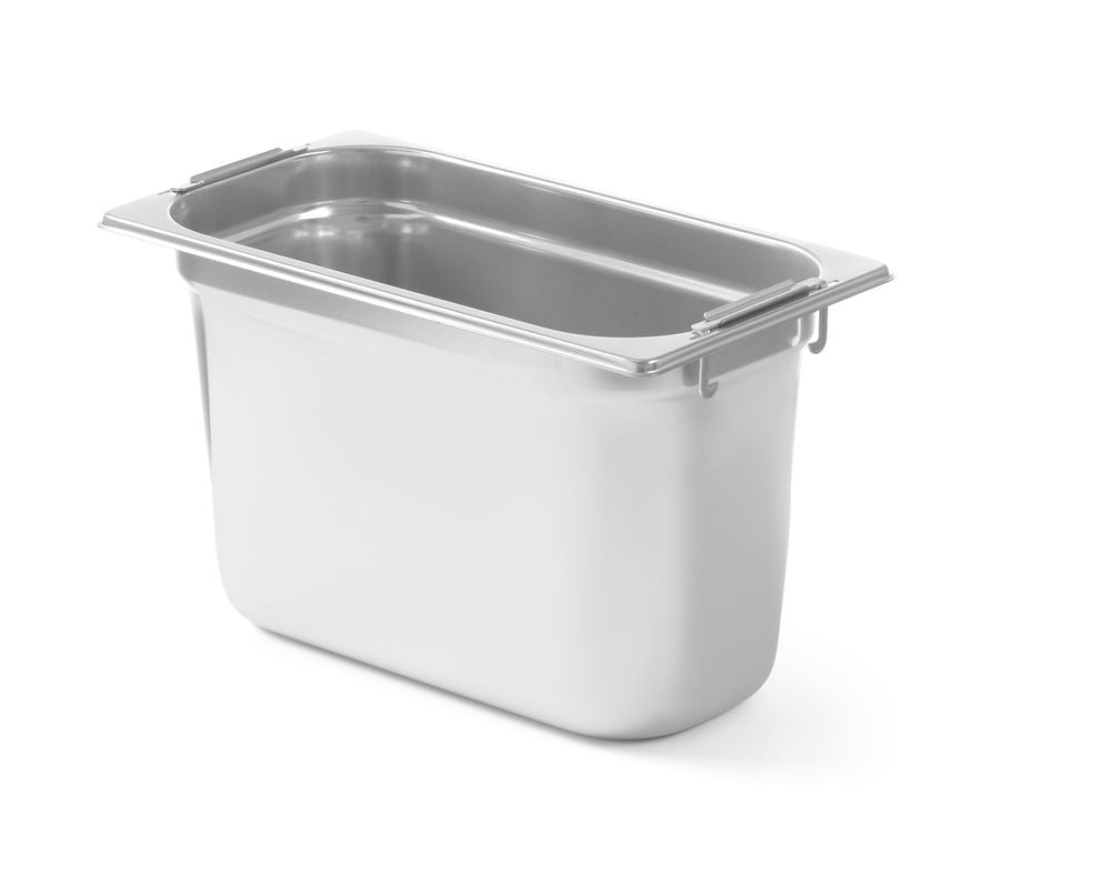 GN-behållare med nedfällda handtag, HENDI, GN 1/3, 7,8L, (H)200mm