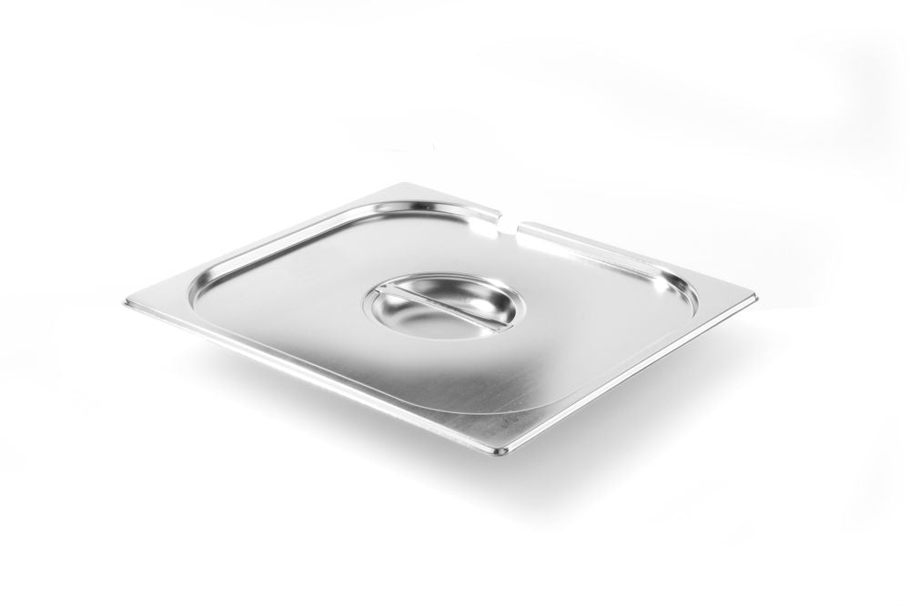 Lock för GN-behållare med slevfördjupning, HENDI, Kitchen Line, GN 2/3, 354x325mm