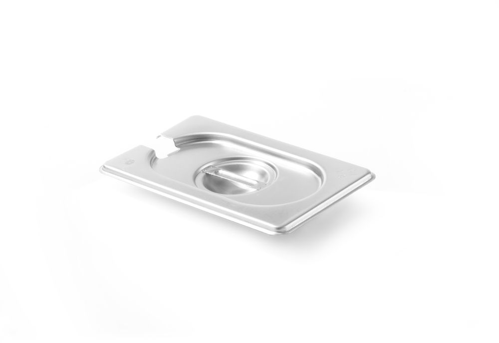 Lock för GN-behållare med slevfördjupning, HENDI, Kitchen Line, GN 1/9, 176x108mm