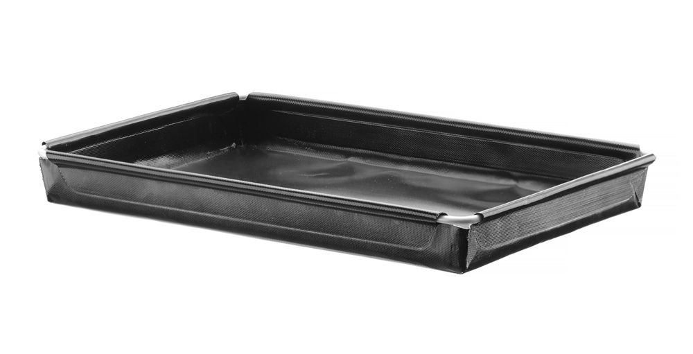 Höghastighetsugnsplåt, non-stick, förstärkt, HENDI, Svart, 290x190x(H)30mm, Rektangulär