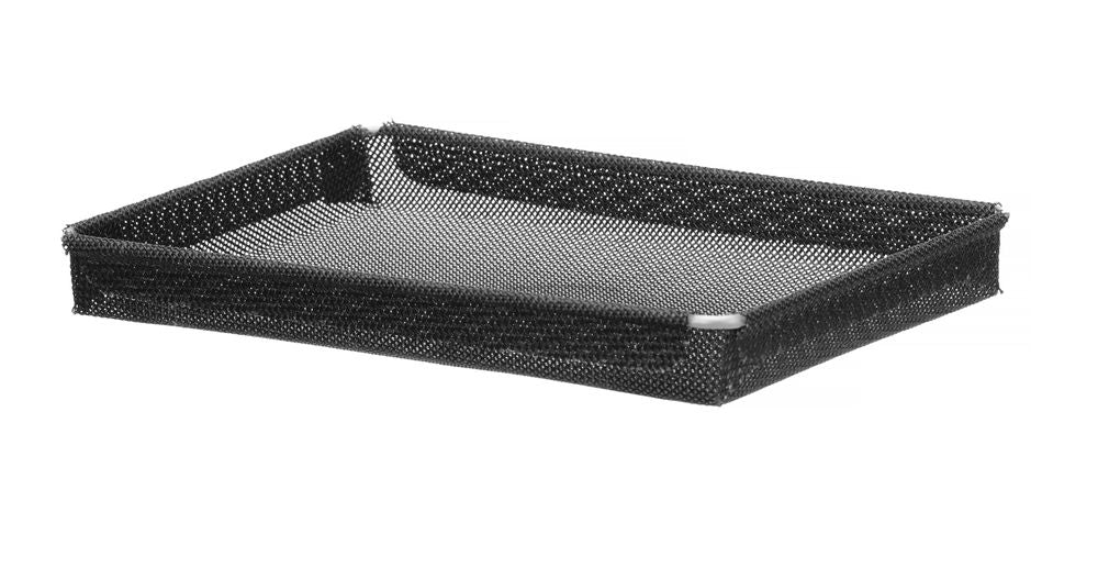 Höghastighetsugnsplåt, non-stick, förstärkt, HENDI, perforerad, svart, 290x190x(H)30mm, rektangulär