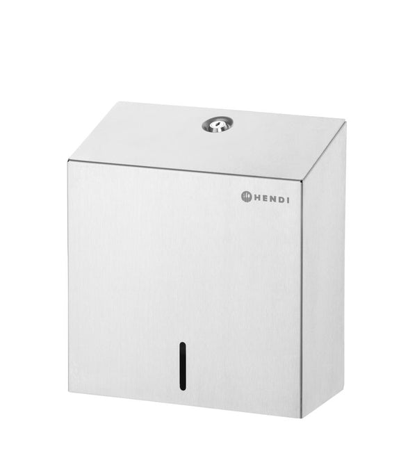 Paper towel dispenser, lockable