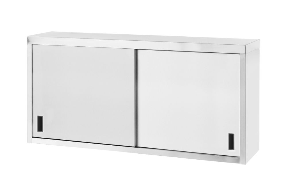 Hängskåp – svetsat, med skjutdörrar, HENDI, Profi Line, 1200x400x(H)600mm
