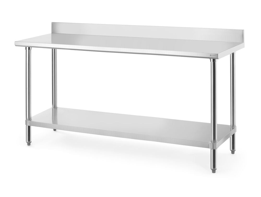 HENDI Arbetsbord med stänkskydd, 1200x600x(H)950mm