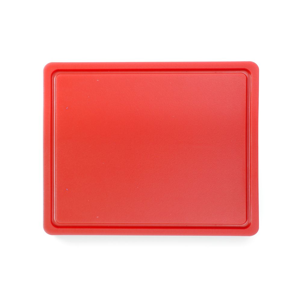 Skärbräda HACCP Gastronorm 1/2, HENDI, GN 1/2, Röd, 325x265mm