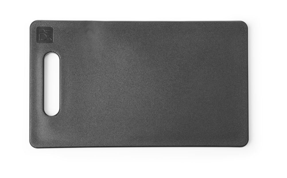 Skärbräda med handtag, HENDI, Svart, 250x150mm