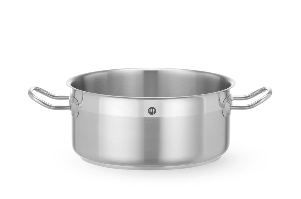 HENDI Gryta låg utan lock, Profi Line, 4,7L