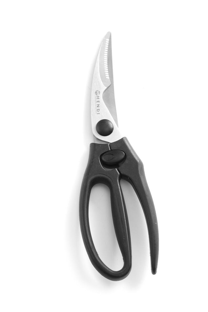 Fjäderfäsax, HENDI, Svart, (L)240mm