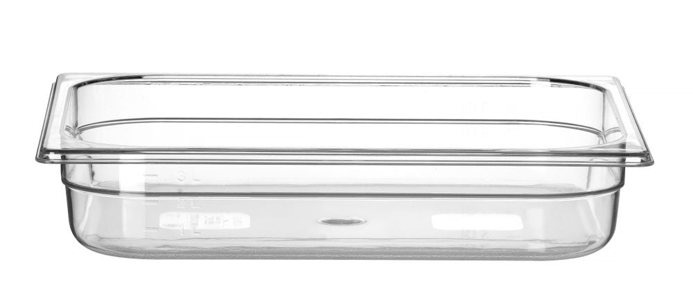 Behållare GN 1/2 polykarbonat, HENDI, Profi Line, GN 1/2, 4L, Transparent, 325x265x(H)65mm