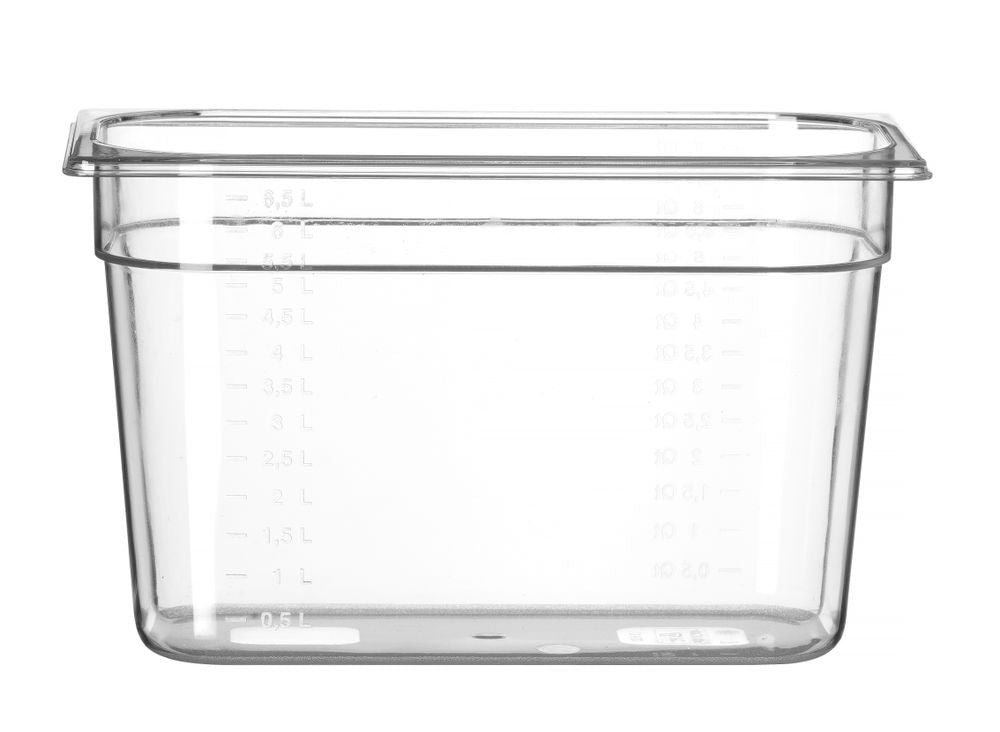 Behållare GN 1/3 polykarbonat, HENDI, Profi Line, GN 1/3, 7,8L, Transparent, 325x176x(H)200mm