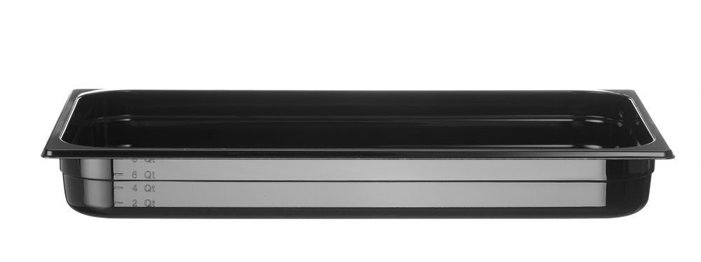 Behållare GN 1/1 svart polykarbonat, HENDI, Profi Line, GN 1/1, 9L, Svart, 530x325x(H)65mm