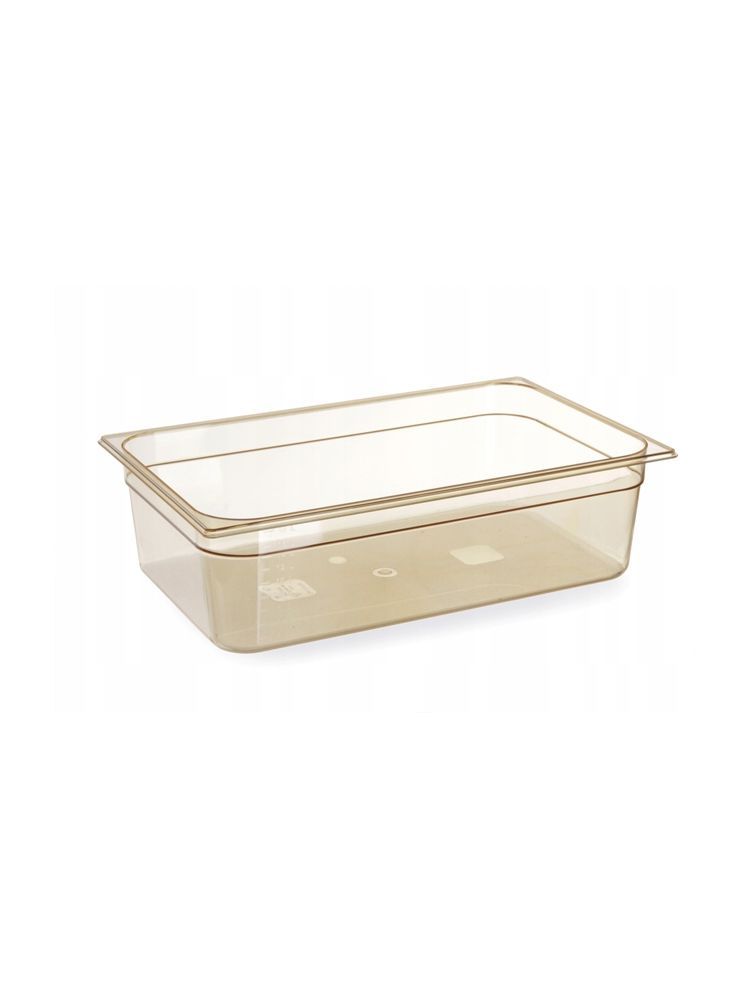 GN 1/1-behållare, högtemperaturbeständig, HENDI, GN 1/1, 9 l, transparent, 530 x 325 x (H) 65 mm