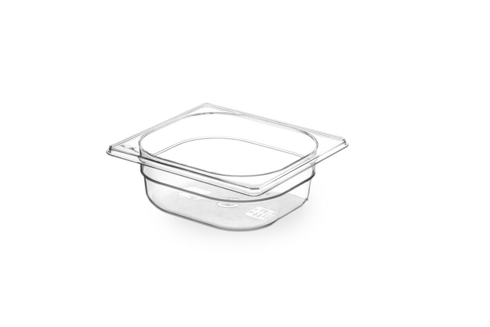 Behållare GN 1/6 Tritan, HENDI, GN 1/6, 1L, Transparent, 176x162x(H)65mm
