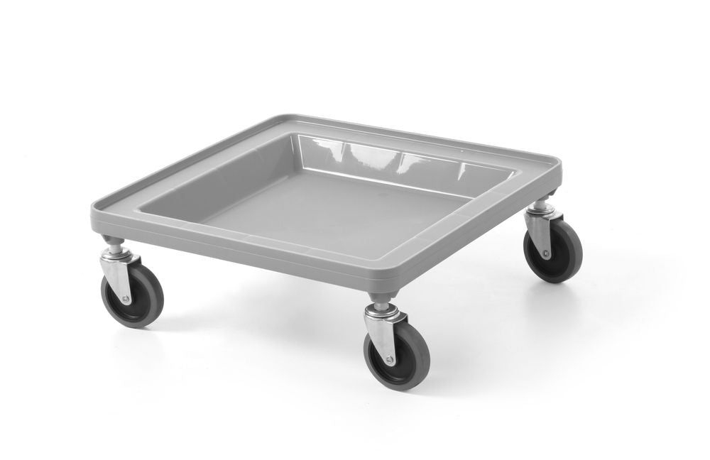 Vagn för universalställ 500×500 mm, AmerBox, grå, ljusgrå, 500x500x(H)180mm