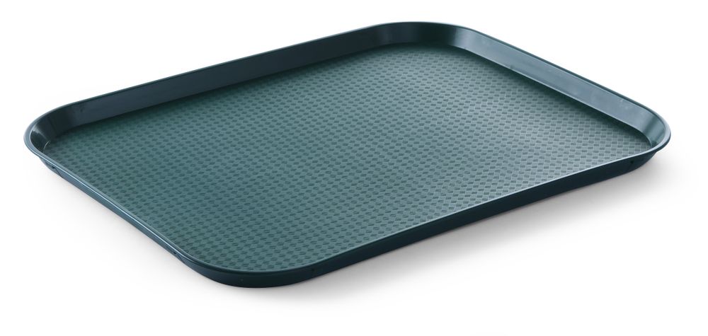 Snabbmatsbricka i polypropylen, stor, HENDI, Grön, 350x450x(H)20mm