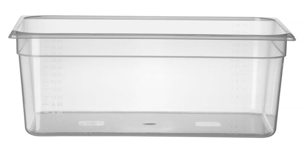 Hendi Behållare GN 1/1 polypropen, Profi Line, GN 1/1, 28L, Transparent, 530x325x(H)200mm
