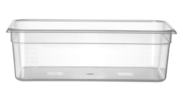 Hendi Behållare GN 1/1 polypropen, Profi Line, GN 1/1, 21L, Transparent, 530x325x(H)150mm