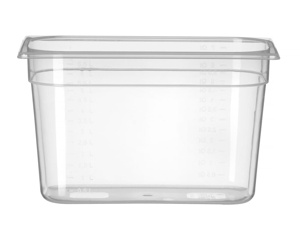 Behållare GN 1/3 polypropen, HENDI, Profi Line, GN 1/3, 7,8L, Transparent, 325x176x(H)200mm
