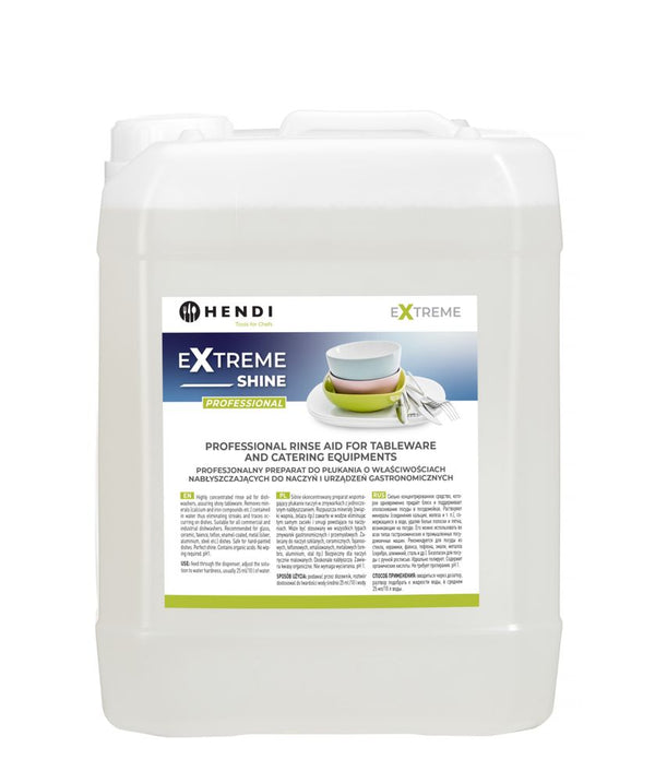 Extreme Shine Professional rinse aid for tableware and catering equipments
