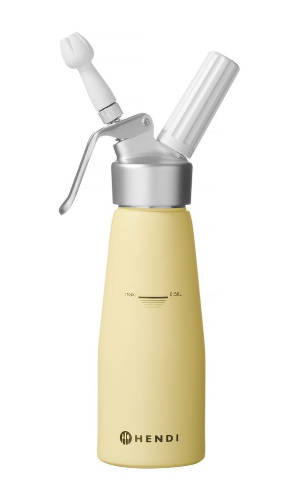 Hendi Gräddvisp, 0,5L, Pastellgul, ⌀80x(H)260mm