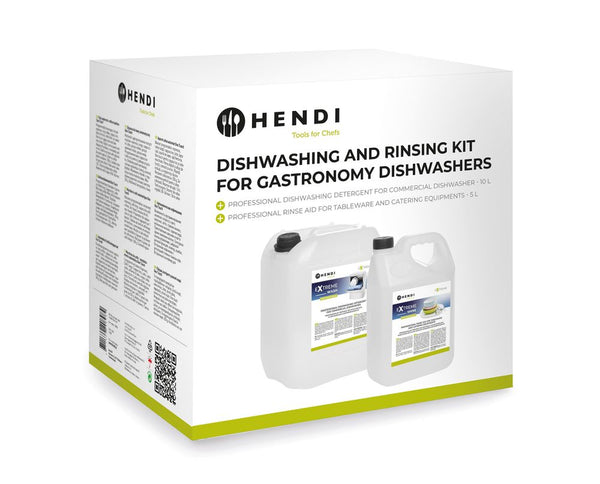 Extreme Wash & Shine Professional set for washing and rinsing dishes in commercial dishwashers