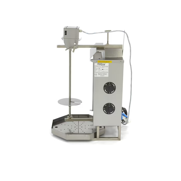Elektrisk kebabgrill - 2 brännare - 20 kg kött MAXIMA