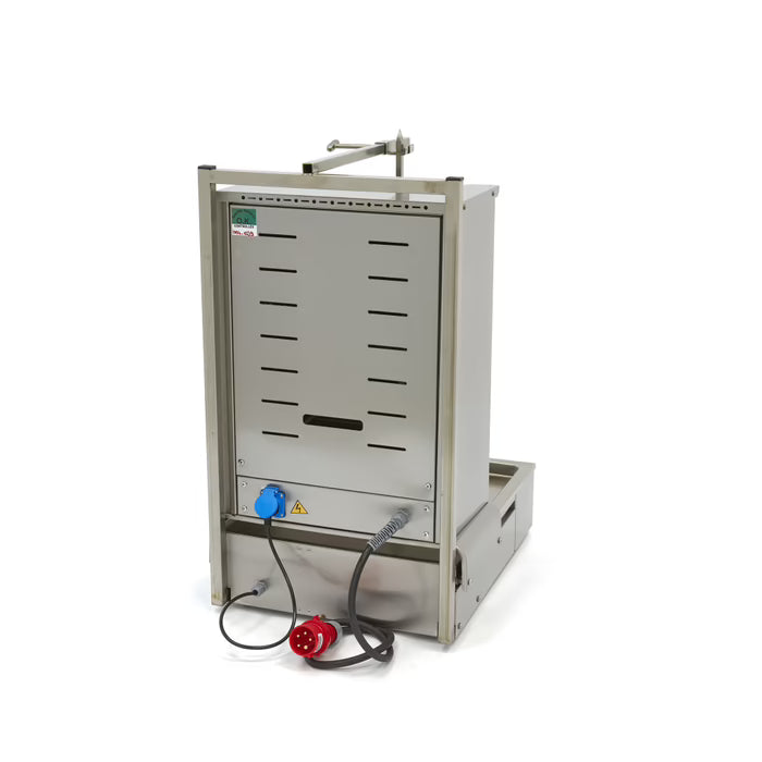 Elektrisk kebabgrill - 3 brännare - 40 kg kött MAXIMA