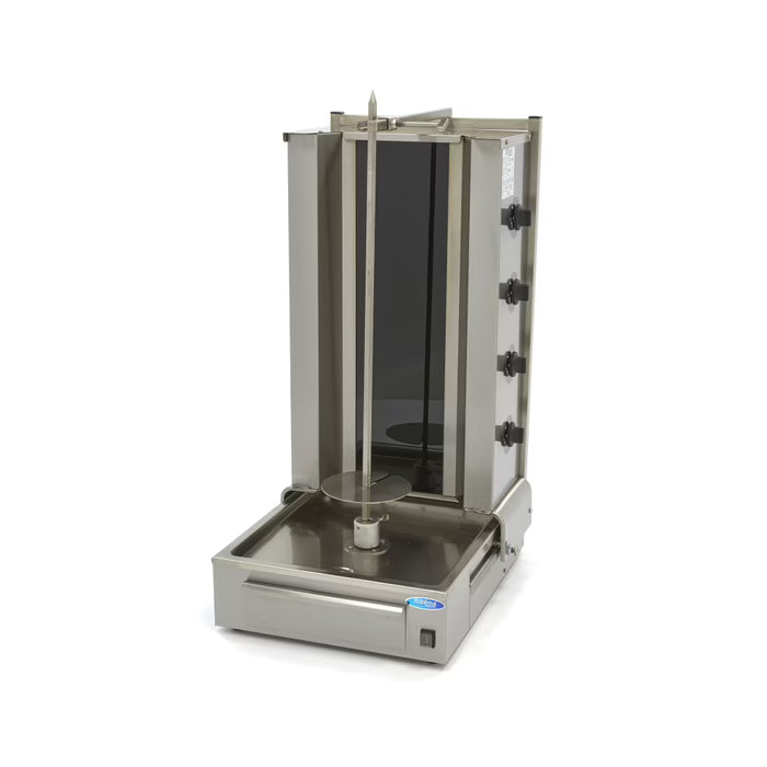 Elektrisk kebabgrill - 4 brännare - 70 kg kött MAXIMA