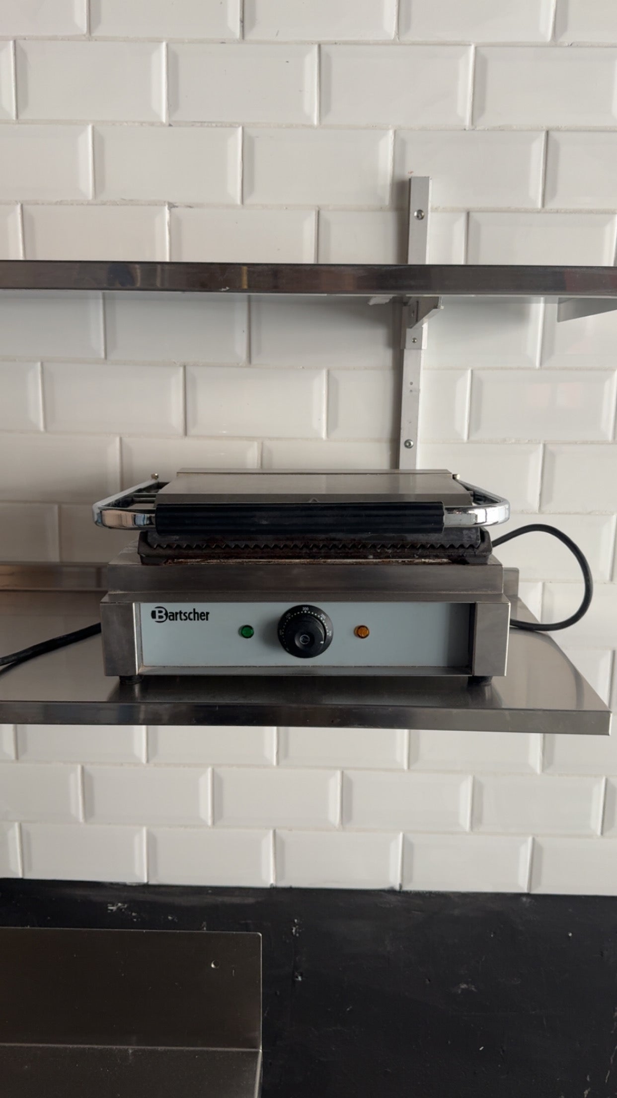 BARTSCHER - Klämgrill räfflad