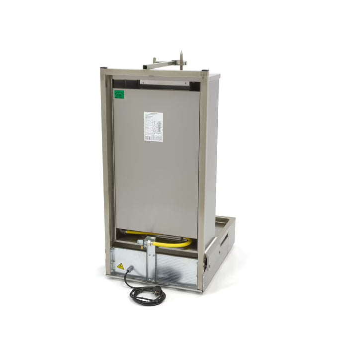 Kebabgrill Gas - 4 brännare - 70 kg kött MAXIMA