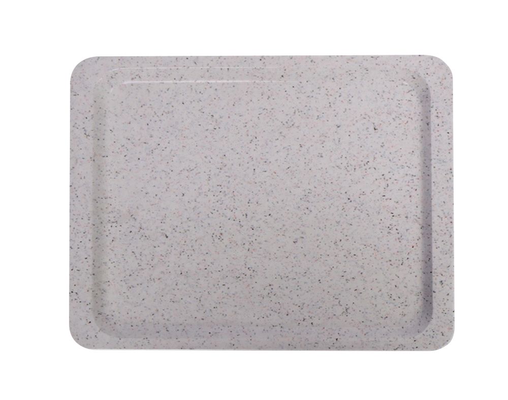 Polyesterbricka för självbetjäningsrestauranger, AmerBox, GN 1/1, Granit, 530x325mm, Rektangulär