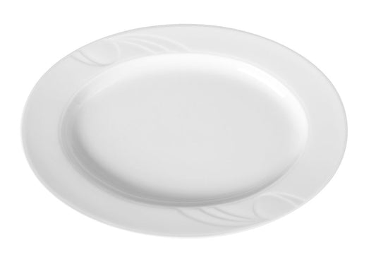 Buffétallrik, oval, HENDI, 340x235mm