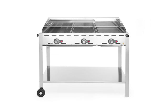 Hendi Green Fire med 3 brännare, Profi Line, 17,4 kW, 1078 x 612 x (H) 825 mm