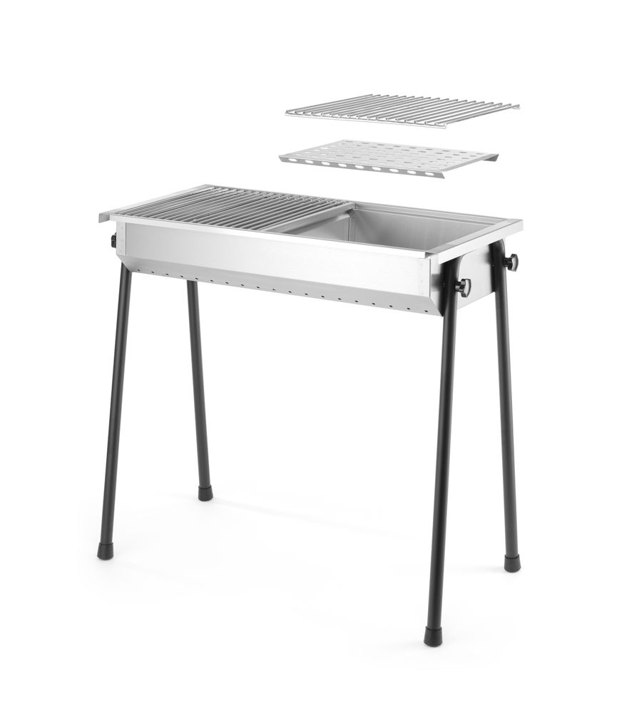 Hendi Kolgrill för uteplats, 770x380x(H)760mm