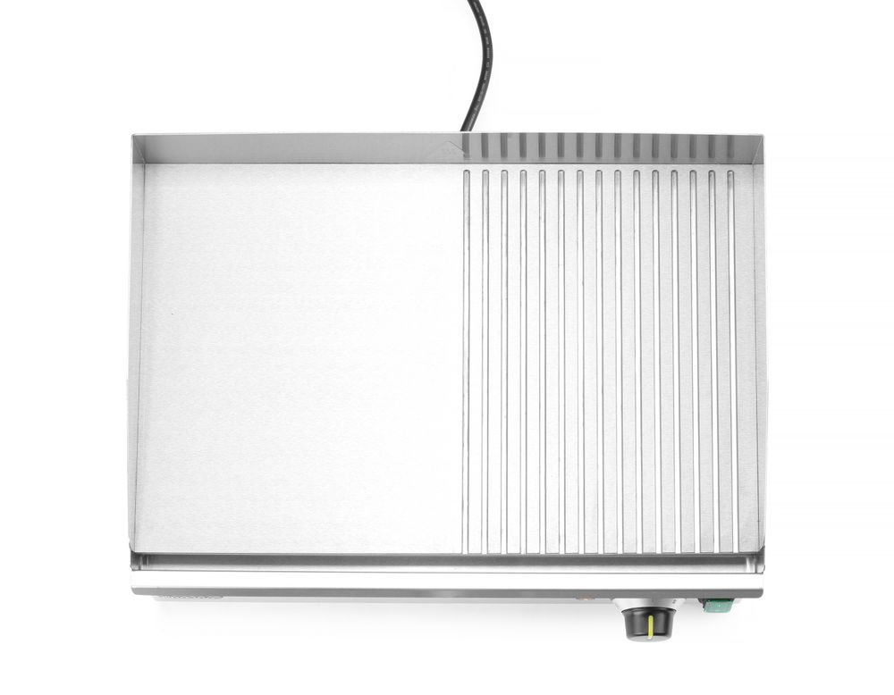Hendi Stekpanna halvräfflad, Kitchen Line, 220-240V/2400W, 527x404x(H)233mm