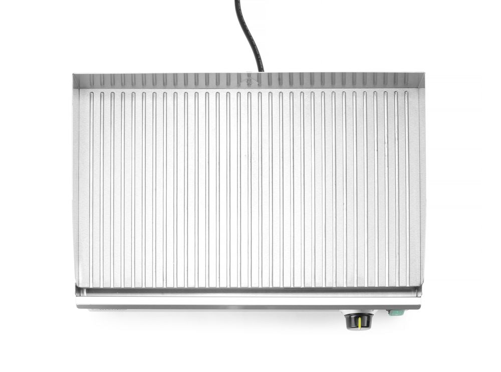 Hendi Stekpanna med räfflor, Kitchen Line, 220-240V/2400W, 527x404x(H)233mm
