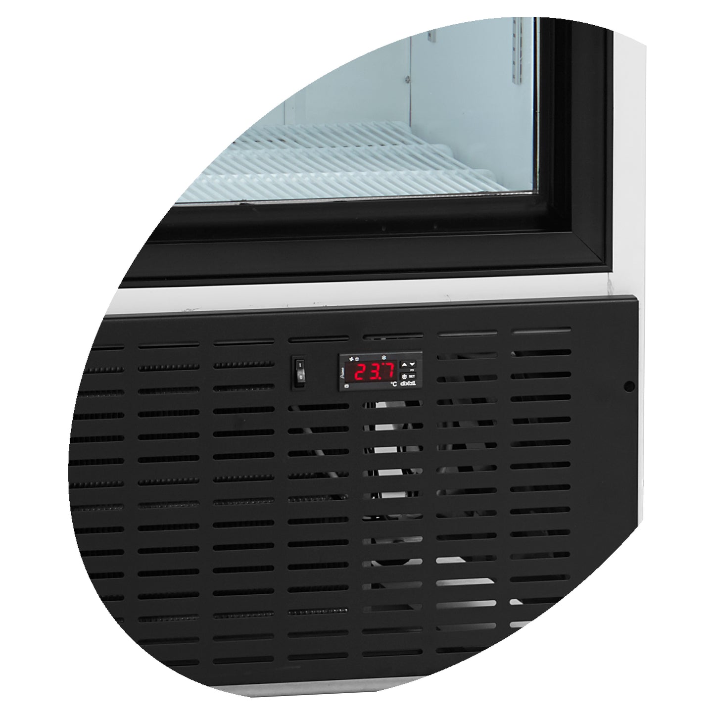 FS1002S - Displaykyl - Displaykyl med 2 skjutdörrar