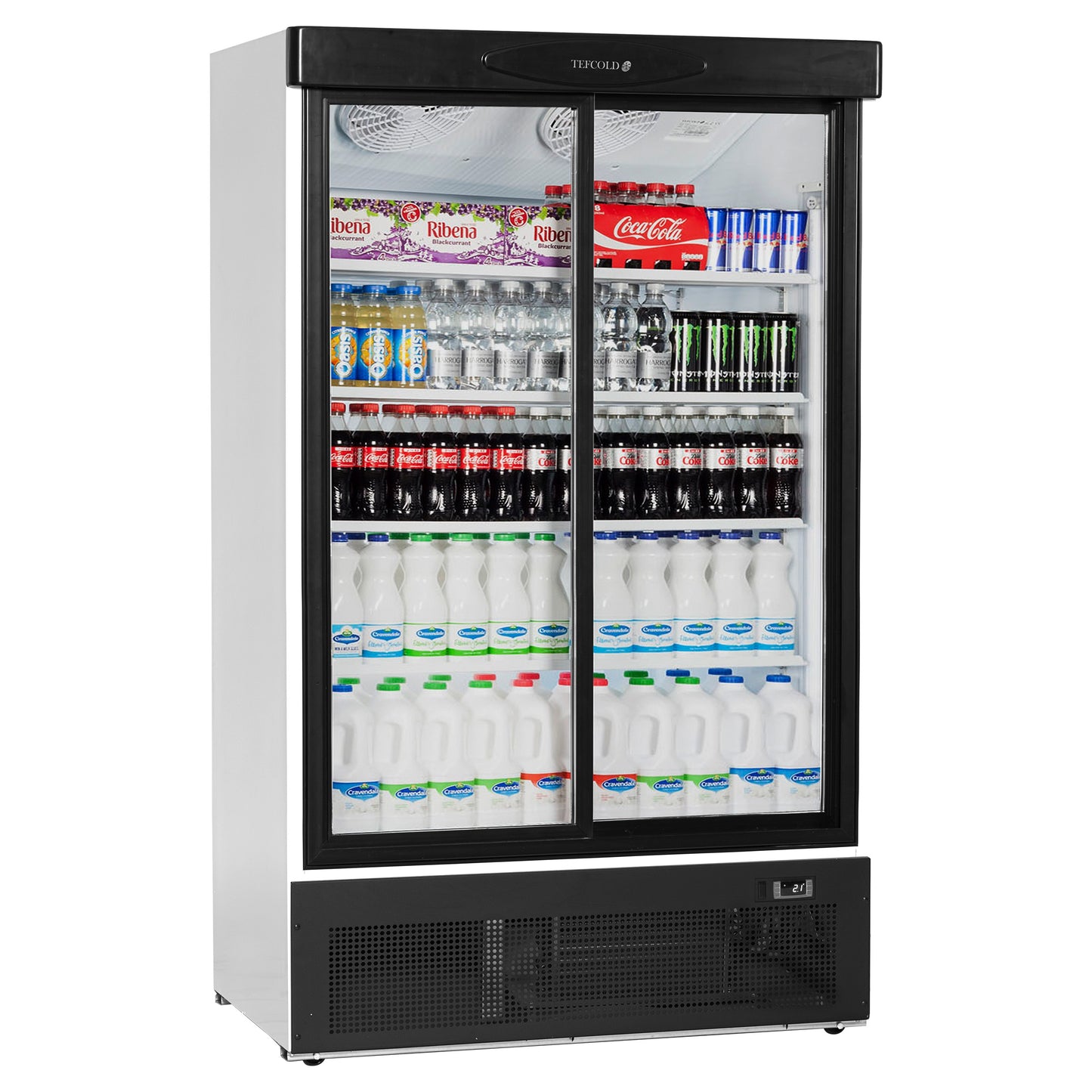 FS1202S - Displaykyl - Displaykyl med 2 skjutdörrar
