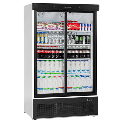 FS1202S - Displaykyl - Displaykyl med 2 skjutdörrar