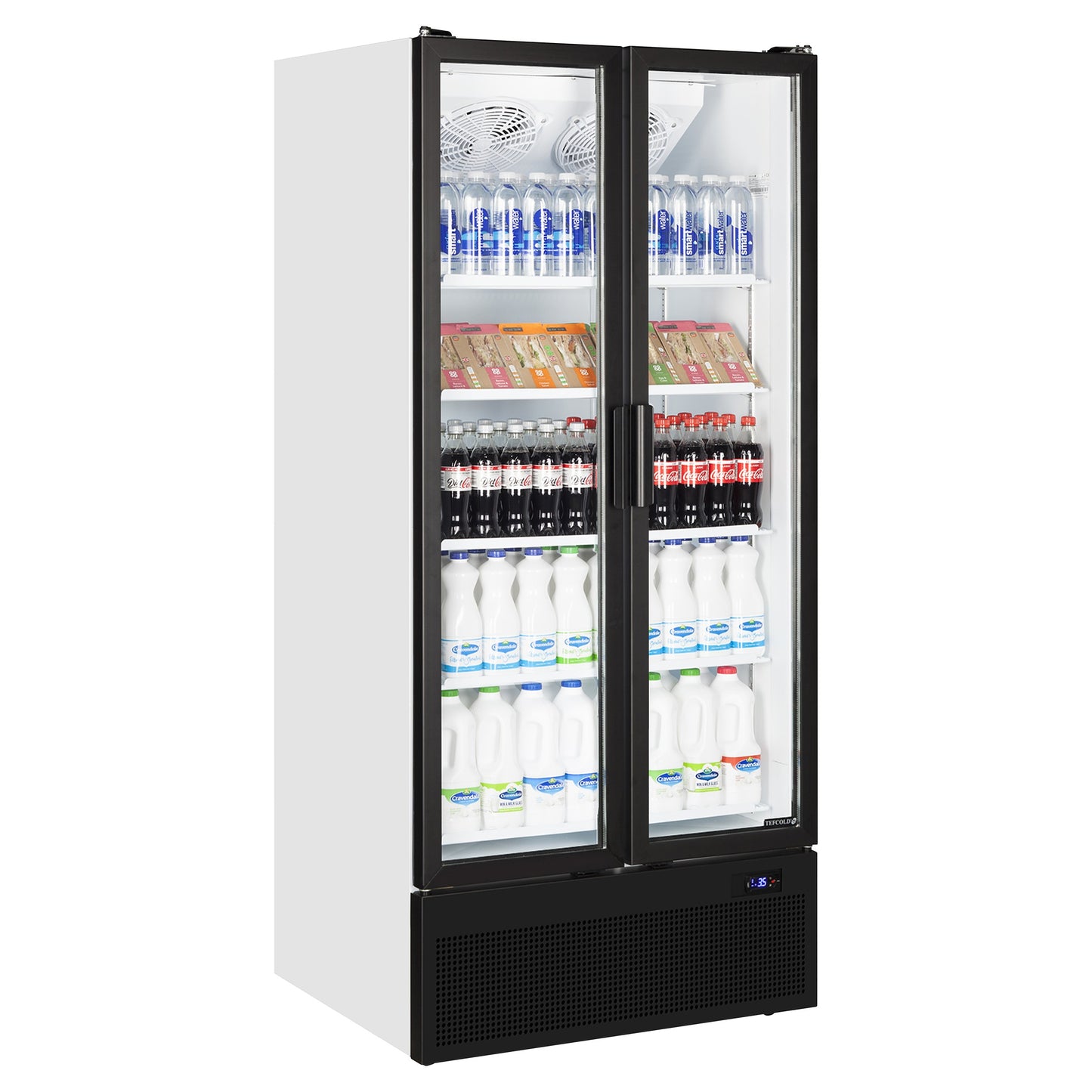 FS890H - Displaykyl - Displaykyl med 2 dörrar på gångjärn