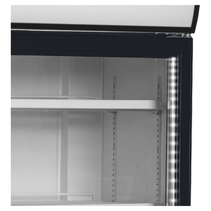 FSC1000H - Displaykyl - 2-dörrars displaykyl med skärm