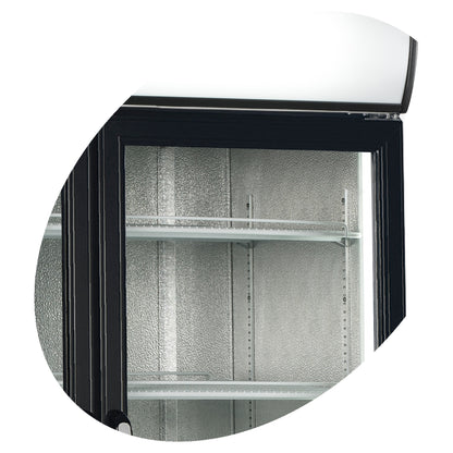 FSC1950H - Displaykyl - 2-dörrars displaykyl med skärm