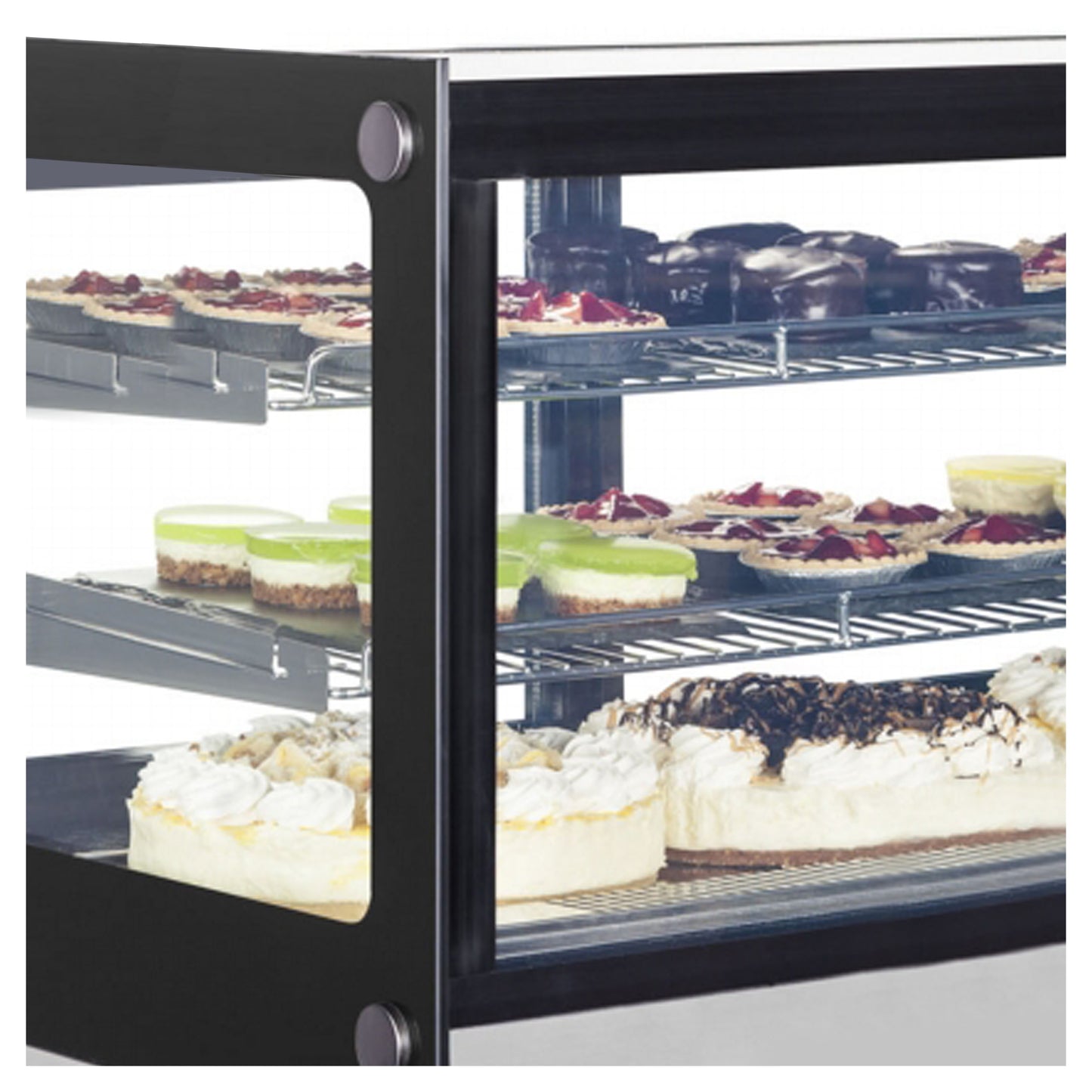 LCT900F/BLACK - Kylda displaykylbänkar - Displaybox i bordsmodell för utmärkt produktpresentation