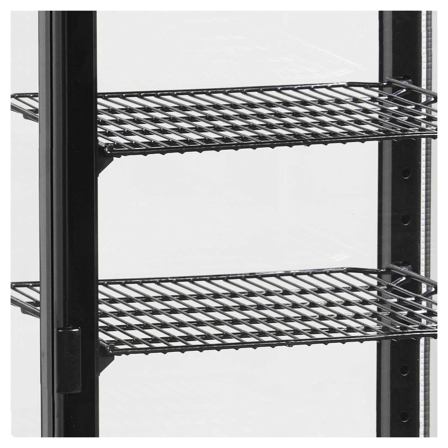 TEFCOLD UPD60-BLACK - Kyld displaybox bordsmodell - Kyld glasdisplay i bordsmodell för presentation och förvaring