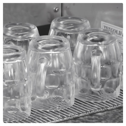 GF200VSG - Glassfrys - Bordsfrys perfekt för att frosta glas. Ger iskalla glas som håller ölen kall.