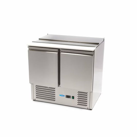 MAXIMA Saladette med 2 dörrar 90cm - 257L