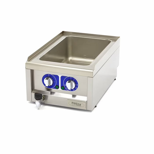 MAXIMA Bain Marie med kran 60cm - Enkel enhet - Elektrisk