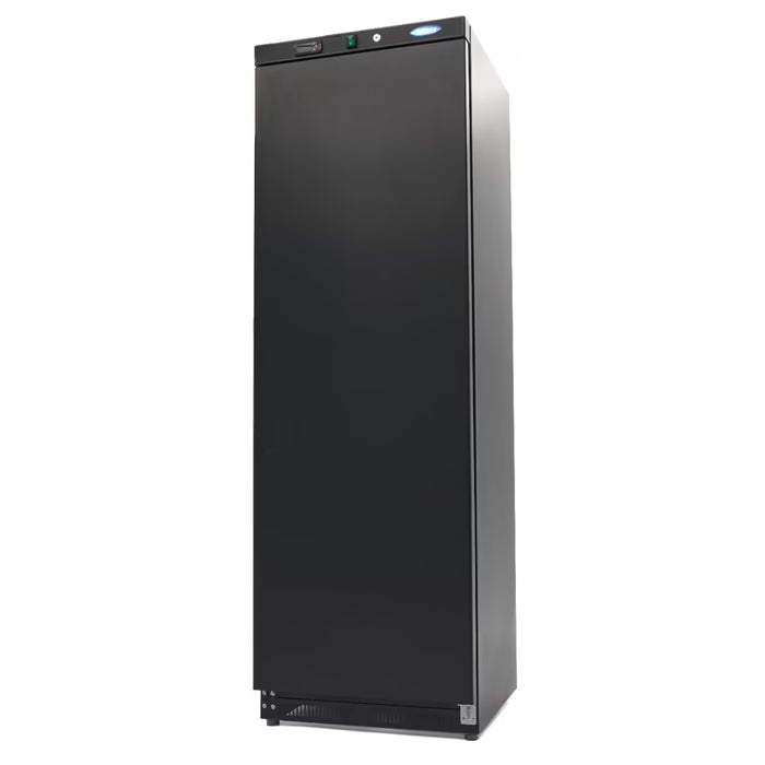 MAXIMA Frys 400L - 6 fasta hyllor - Svart